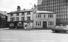 Nos. 81/3, Moseley's Arms; 85, Peakcraft Ltd. and 87/89, West Bar Wholesale Co., West Bar showing the junction with Paradise Street exteme left