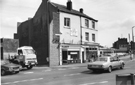 Nos. 90, Fleet Taxis: 88, Galaxie, sale and exchange; 64, Portland Autos, West Bar showing the junction with Corporation Street exteme left