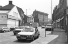 Brook Shaw Ltd.; Nos. 146/8, Shakespeare Hotel and Gibraltar Buildings (right), Gibraltar Street looking towards No. 134, YDM, Yorkshire Decorative Materials Co. Ltd., (former Sun Inn); 132-122; 120 Hostel (also known as Tudor House), West Bar