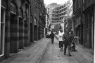 General view of Orchard Street looking towards Leopold Street with the Fountain Precinct Offices in the background