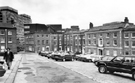 Left to right, Nos. 18 -14; 12-4 and 1-7,  Paradise Square from Silver Street Head