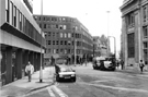 Pinfold Street looking towards Church Street with The City Plaza Building (left)and Department of Work and Pensions (DWP), Steel City House (right)
