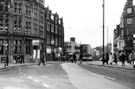 Pinstone Street from the Prudential Buildings looking towards The  Moor