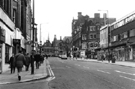 Pinstone Street from Cambridge Street looking towards the Town Hall
