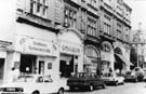 View: s24134 Nos. 186 Casablanca restaurant and cafe and 182 Carpets Galore, carpet retailer, Norfolk Street looking towards the Town Hall 