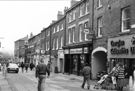 Nos. 2, Georgian Goldsmiths Ltd; 4, Cheltenham and Gloucester Building Society and Nos. 12 - 26 Norfolk Row looking towards Norfolk Street showing the archway to the rear of the properties 