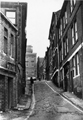 Fig Tree Lane from Queen Street looking towards No. 14 Victoria Chambers (the original Sheffield Hospital for Women), 
