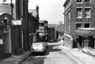 Nos. 21 Ristorante Martini; 25 David T. Ward, estate agents (left);12, Rita's Pantry, confectionary and sandwiches and Queens Buildings (right), North Church Street looking towards West Bar
