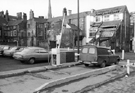 Car park off Cadman Lane from Norfolk Lane and the rear of properties on Surrey Street due for demolition for the Town Hall Extension (later to be known as the Egg Box (Eggbox))