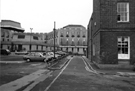 Cadman Lane looking towards the Town Hall Extension (known as the Egg Box (Eggbox)), from Eyre Street