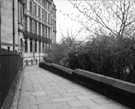 Cheney Row with the Town Hall left and (right) Peace Gardens 