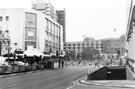 Furnival Gate looking towards Charter Square and (left) Debenhams, department store