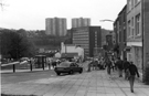 Howard Street looking towards Sheaf House with Claywood Flats in the background 