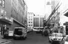 King Street looking towards Angel Street showing Pearl Assurance House; Guardian Royal Exchange Assurance right and C and A Modes Ltd.left