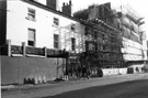 Nos. 45 - 57 Leopold Street during the construction of Orchard Square