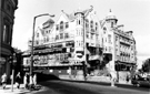 Leopold Street and Fargate during the construction of Orchard Square