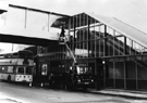 View: s24264 Cleaning the windows on Pond Street footbridge, Pond Street bus station 