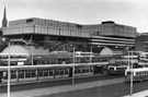 Pond Street Bus Station with Fiesta Nightclub and Top Rank Suite in the background CineCenta sign still visible 