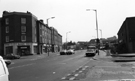 Moorfields Flats and Hobbies No. 248 Moorfields from the junction with Ebenezer Street (extreme left) and Shepherd Street looking towards Gibraltar Street