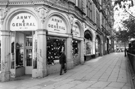 St. Pauls Chambers, St. Pauls Parade from No. 172, Army and General Stores Ltd., Norfolk Street looking towards Pinstone Street   