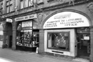 Sheffield Council Passport to Leisure Office; No. 4 Overseas Aid Shop and entrance to St. Pauls Chambers, St. Pauls Parade 