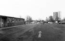 Surrey Place (formerly Eyre Street) looking towards Register Office and Redvers House with the Local Taxation and Licences Office left