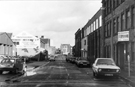 View: s24359 Sidney Street looking towards Matilda Street showing Thos. A. Ashton Ltd., engineers, Speedwell Works right and No. 72 Robert Beckett Ltd., precision engineers