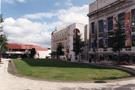 Central Library celebrating its 60th Anniversary, Tudor Square looking towards the Crucible and Lyceum Theatre