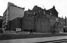Tudor Way (latterly Tudor Square) looking towards the TSB Bank from the forecourt of the Crucible Theatre