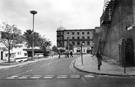 View: s24395 Tudor Way from Norfolk Street looking towards The Lyceum Theatre with the Crucible Theatre left and Hays Gallery right 