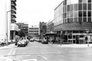 Redvers House left and Area Housing Office right, Union Street from Charles Street looking towards Furnival Gate