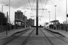 University Supertram Stop, Upper Hanover Street looking towards Netherthorpe Flats showing No. 50 Midland Bank University Supertram Stop, Upper Hanover Street looking towards Netherthorpe Flats showing No. 50 Midland Bank