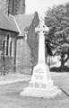 Mosborough War Memorial in the grounds of St. Mark C. of E. Church, High Street, Mosborough