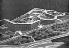 View: s24495 Architects model of Park Hill Flats