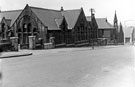 View: s24635 Former Darnall Road Council School (originally Darnall Board School) with Salvation Army Citadel, Attercliffe Temple extreme right
