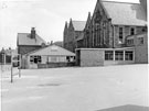 View: s24648 Hunter's Bar County School, Sharrow Vale Road from the playground on the Junction Road side of the School 