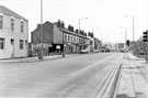 Former Salutation Inn, No.126 and Newbould's Buildings (1875), Nos. 112-90 Attercliffe Common and the traffic light controlled junction with Leigh Street right