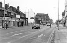 Nos. 802 - 792 former premises of Brian's Insurance; Oilseal Services (South Yorks) Ltd.; J. Dobson and Son, jewellers; Liberal Club and Institute, Attercliffe Road looking towards The Travellers Inn the junction with Worksop Road