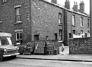 Rear of Nos. 218, A.D. Moorhouse, House Clearance Centre, furniture dealers; 220-226, Bramall Lane from Rowland Road