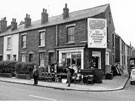 Rear of Nos. 218, House Clearance Centre, furniture dealers; 220-226, Bramall Lane at the junction with Rowland Road
