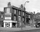 Nos. 69 Burnreave Cellar, wines and spirits; 71 - 75 Burngreave Road from the junction with Catherine Street Nos. 69 Burnreave Cellar, wines and spirits; 71 - 75 Burngreave Road from the junction with Catherine Street