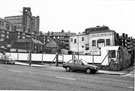 Broad Street Warehouses Ltd., Broad Street and the junction with New Street Lane (extreme right) looking towards Stepney Buildings and Hyde Park Flats in  the background
