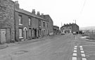 View: s25339 Derelict housing, Nos. 51-59 (left) and Nos. 78-84 (right), Cuthbert Bank Road from the junction with High House Road