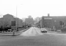 Corporation Street from Nursery Street looking across Borough Bridge towards West Bar
