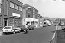 No. 37, Sports International, sportswear shop formerly Corporation Inn, Corporation Street showing the junction with Water Street looking towards Nursery Street
