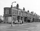 Nos. 194, off licence; 192; 190 etc., Ellesmere Road  at the junction with Sutherland Road