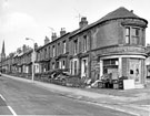 Nos. 84/86, furniture dealer; 88; 90; 92 etc., Ellesmere Road at the junction with Petre Street looking towards All Saints Church