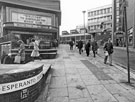 Top Rank Club, Bingo Club (formerly Odeon Cinema) from Esperanto Place and the steps to Flat Street