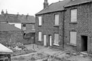 Derelict rear of Nos.18; 16; 14 (right to left), Frederick Street, Darnall looking towards the rear of Nos. 16; 14 and 12 (right to left) Main Road