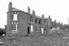 View: s25495 Rear of No. 117, Chippingham Street (extreme left) and Nos. 47; 45 etc., Francis Street, Attercliffe from Chippingham Street